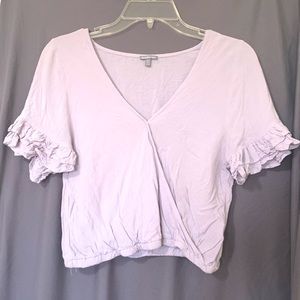 Lavender crop top